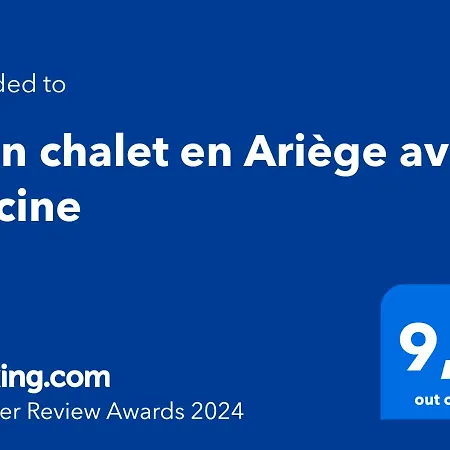 Mon En Ariege Avec Piscine 샬레